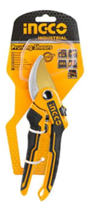 Tijera Para Podar Metálica 8.5" Mango Recubierto Ingco