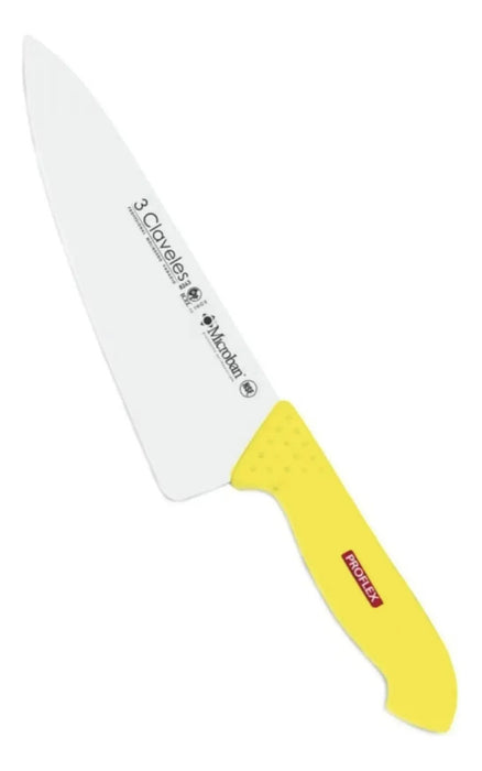 Cuchillo 3 Claveles Proflex Cocinero Amarillo 25cm