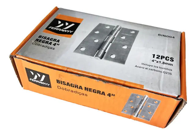 Bisagra Negra 4''