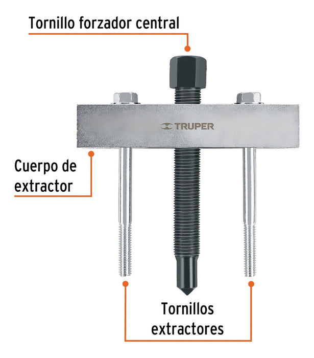 Extractor Para Engranes Y Orificios Roscados Truper