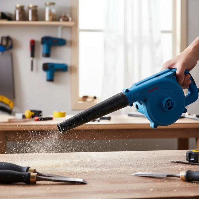 Soplador Aspirador 680w Velocidad Variable Dong Cheng Azul