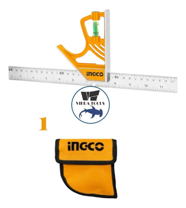 Escuadra de Combinación Magnética Ingco 300mm