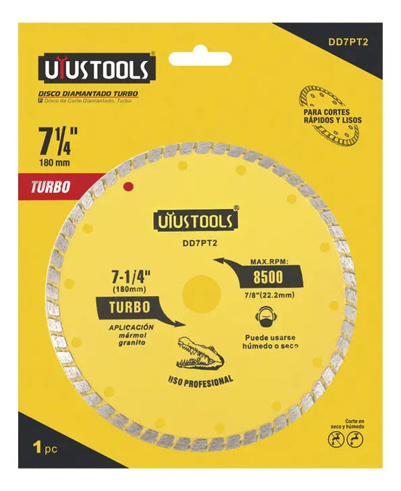 Disco Diamantado Turbo 7" Pro Uyustools