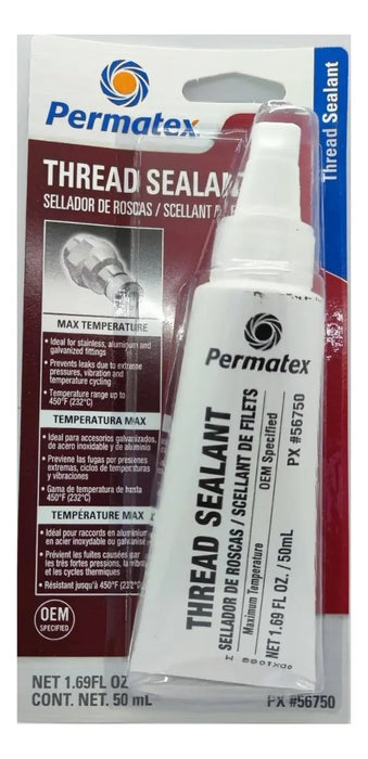 Sellador Roscas Con Teflón Multipropósito Permatex 567 50ml