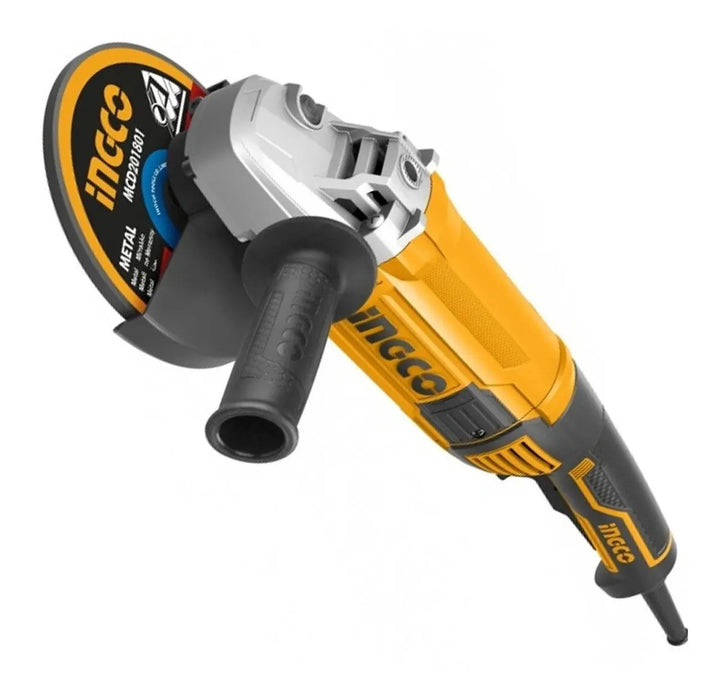 Esmeril Angular Ingco Ag200018 50 Hz/60 Hz Naranja 2 Kw + Accesorio