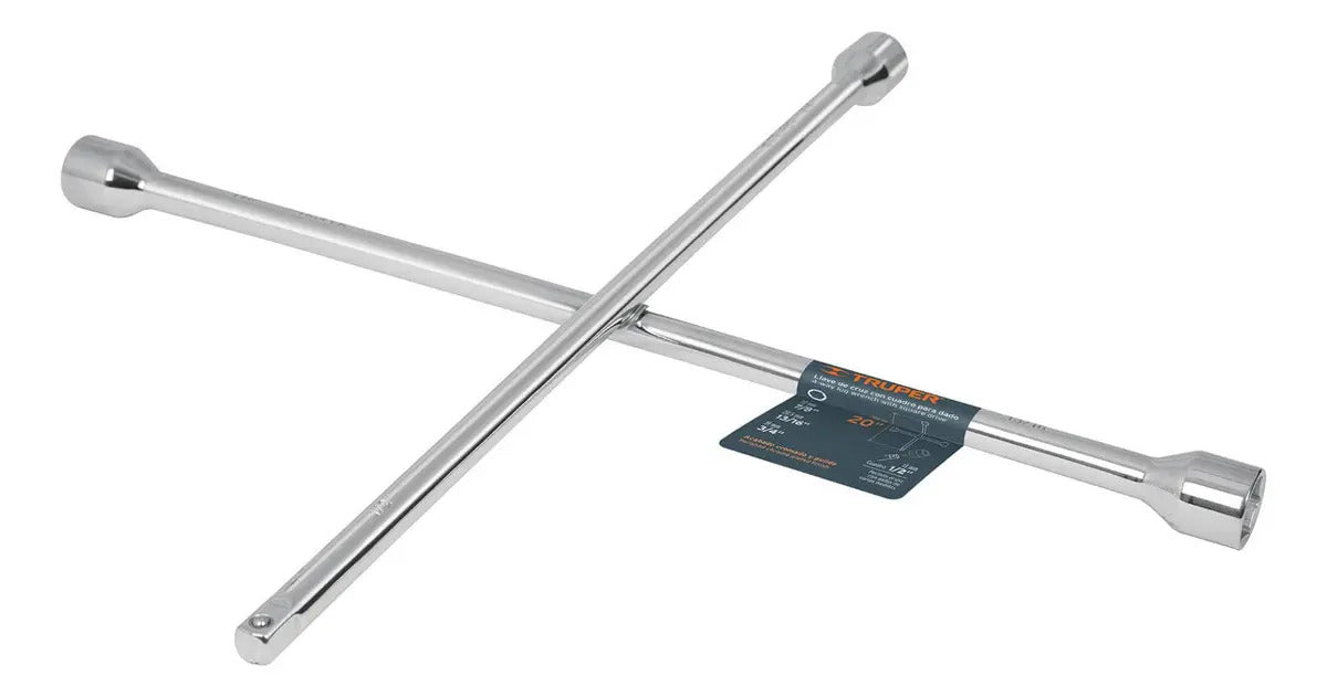 Llave de Cruz 20 Pulgadas con Cuadro de 1/2 Truper