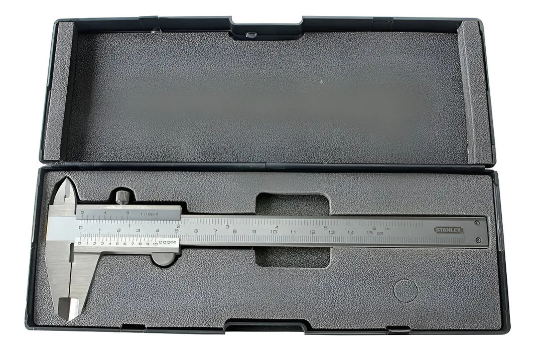 Paquímetro Stanley Steel De Doble Escala 150 Mm