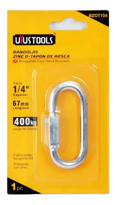 Mosquetón C/rosca 1/4'' Uyustools