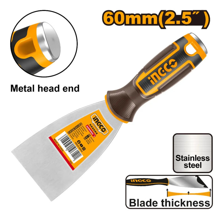 Espátula Durlock Drywall Yesero Pintor 2.5 Pulg 60mm Ingco