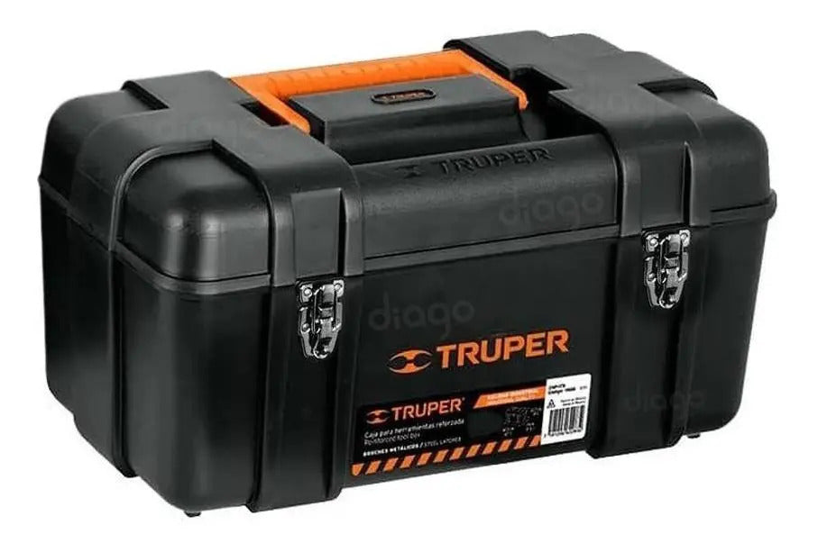 Caja Para Herramienta Plástica De 23" Industrial Truper Negro