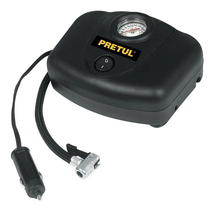 Compresor de Aire Portátil Pretul Comp-12p Negro
