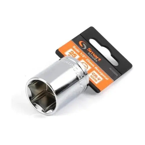 Dado Corto 1/2'' De 25mm Hexagonal - Smart Tools