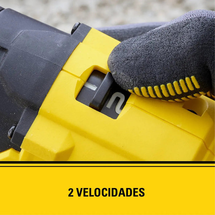 Kit Taladro Atornillador Con 2 Baterías, Cargador y Maleta Stanley