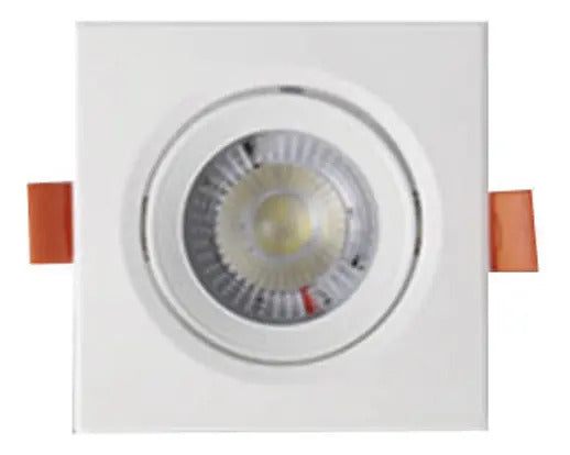 Foco Led Embutido Cuadrado 5w 6500k Luz Fria
