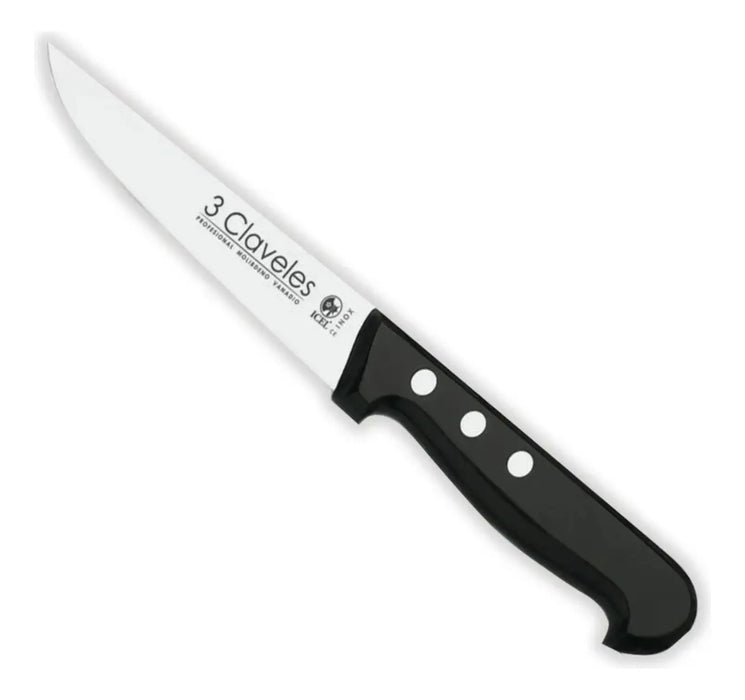 Cuchillo Cocina Inox 15,5cm Mango Abs Tres Claveles