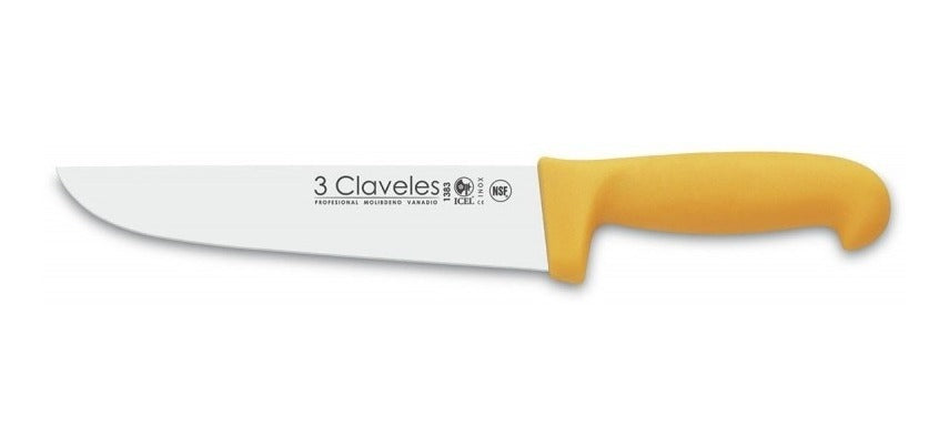 Cuchillo Carnicero Tres Claveles 18cm Profesional
