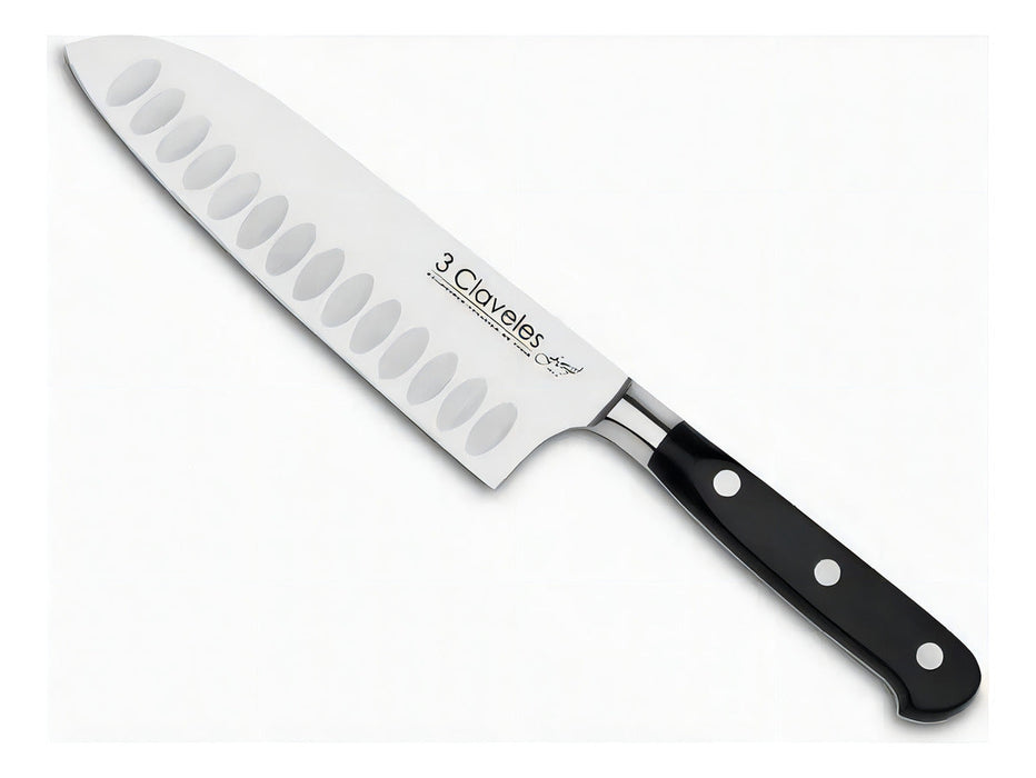 Cuchillo Santoku 3 Claveles Forge Acero Inoxidable 17 Cm