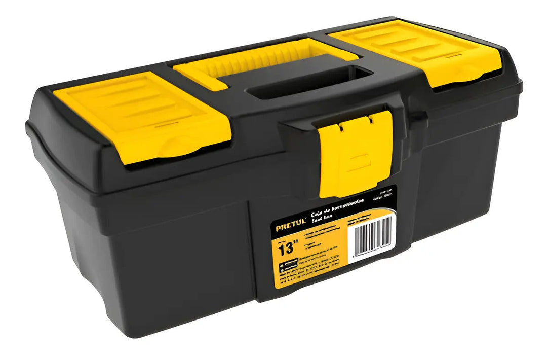 Caja de Herramientas Pretul Plástico 18cm X 33cm X 13cm