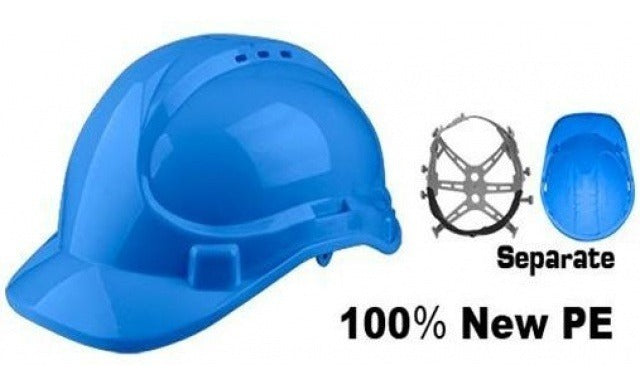 Casco Protección Azul Ingco Hsh207
