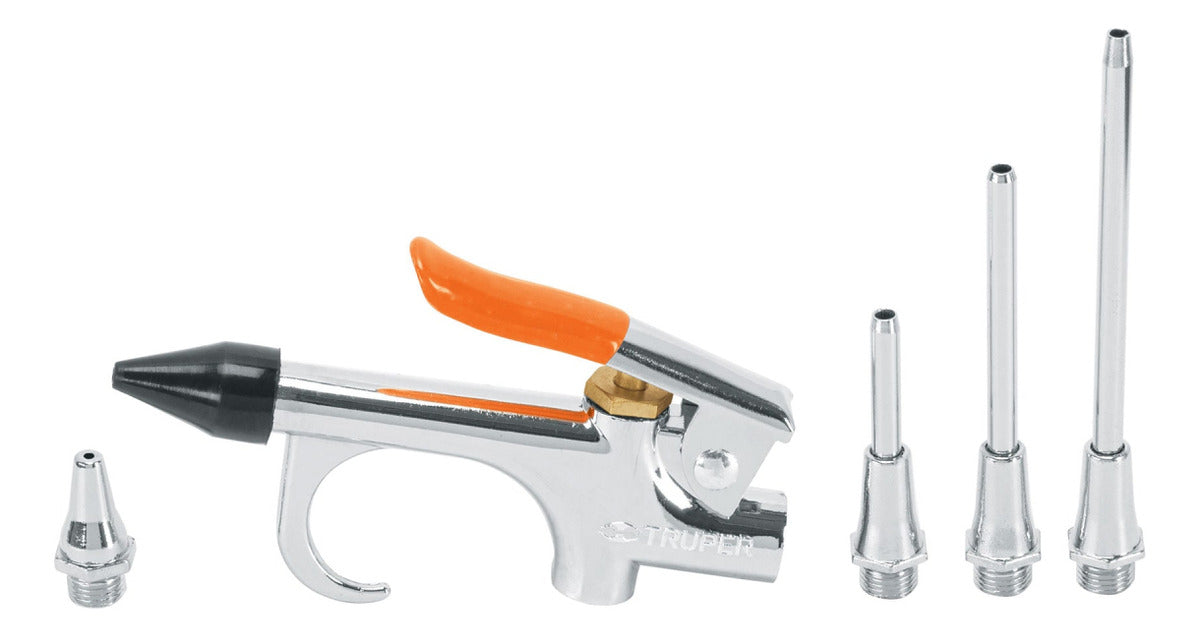 Juego De Pistola Para Sopletear Aire 6 Pzas Truper