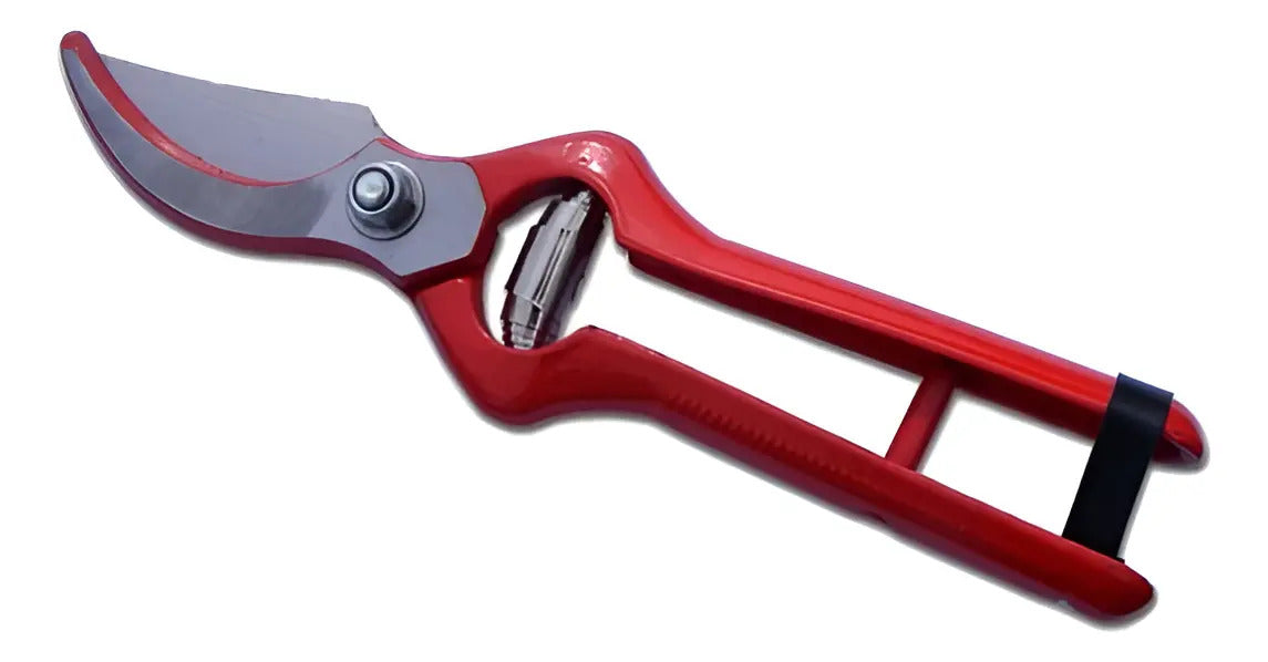 Tijera Podar Forjada 23 Cms. Rojo