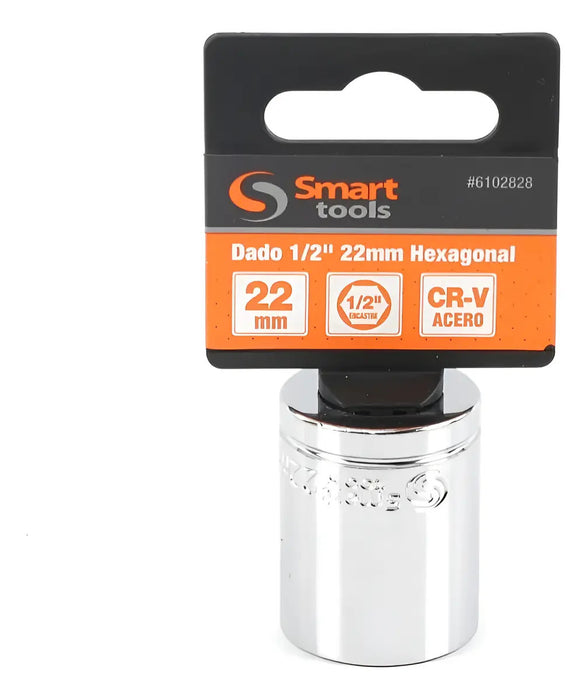 Dado Corto 1/2'' De 22mm Hexagonal