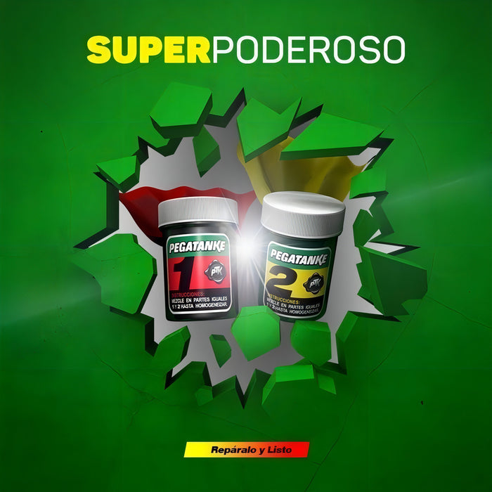 Pegamento Epóxico Soldadura de Epoxi Negro Pegatanke 43g