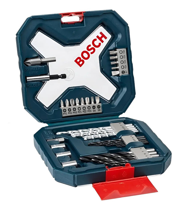 Kit de Brocas y Puntas X-line de Acero 34 Unidades Bosch