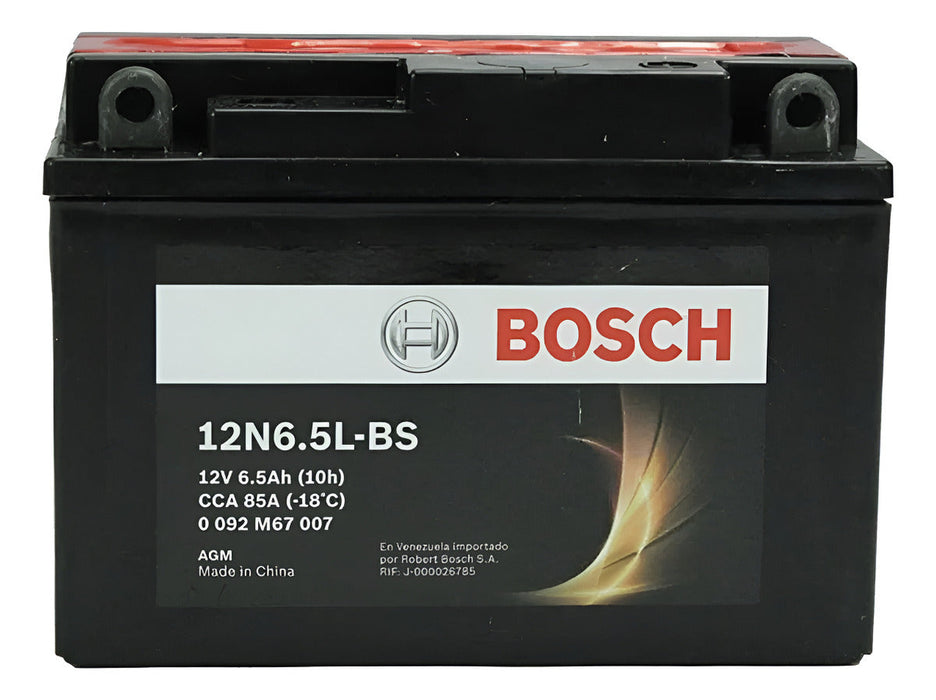 Batería 12N6.5L-BS Bosch Moto M6 AGM