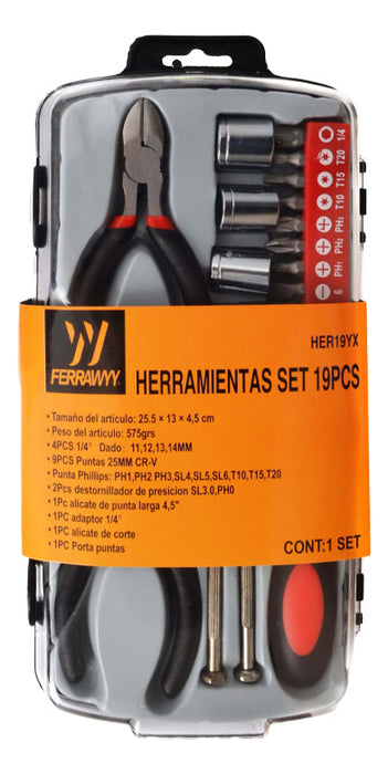 Set De Herramientas 19 Pcs