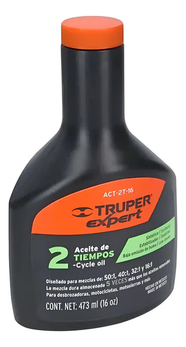 Aceite Sintético Truper 16 Oz. P/motor 2 Tiempos