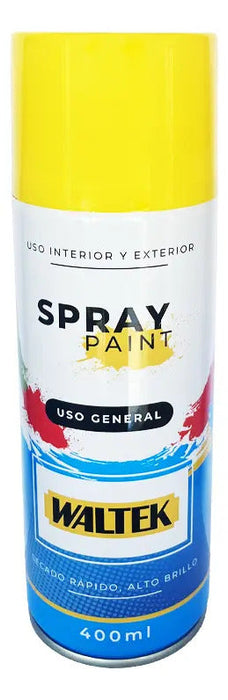 Pintura Spray 400ml/230g Normal-amarillo Limon Waltek
