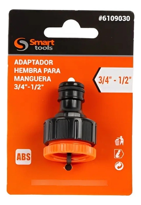 Adaptador Hembra Para Manguera 3/4'' - 1/2''