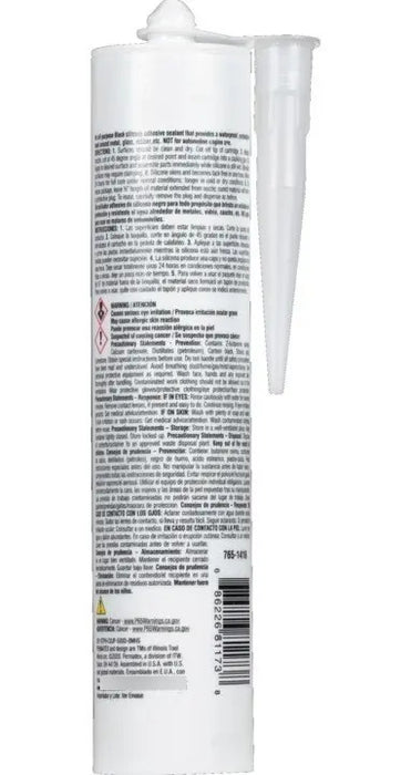 Silicona Negra Rtv Permatex 305ml