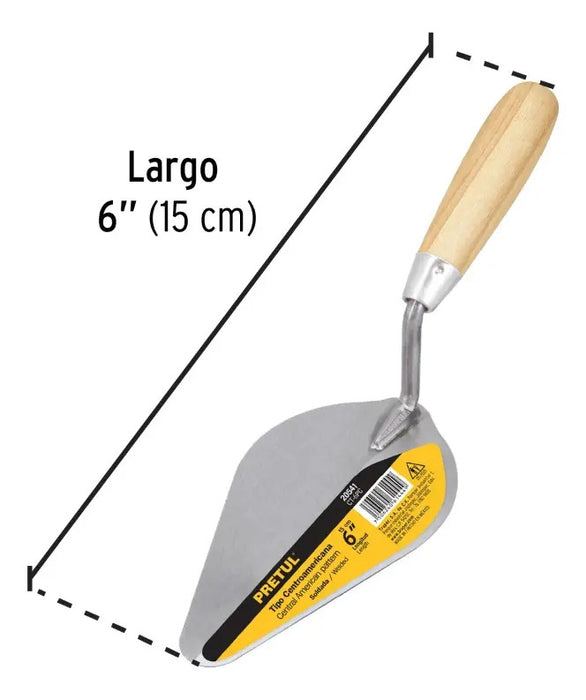 Cuchara Para Albañileria Pretul Ct-6pc