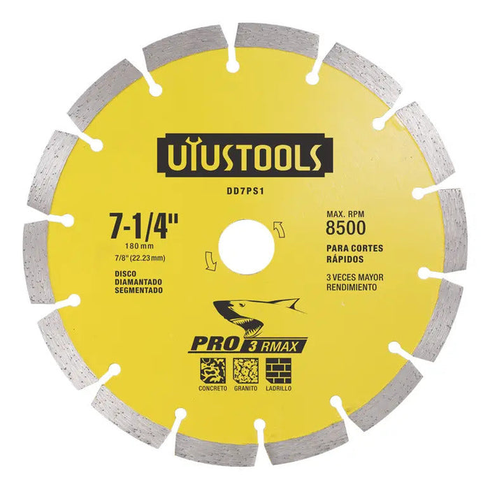 Disco Diamantado Segmentado 7'' Pro Uyustools