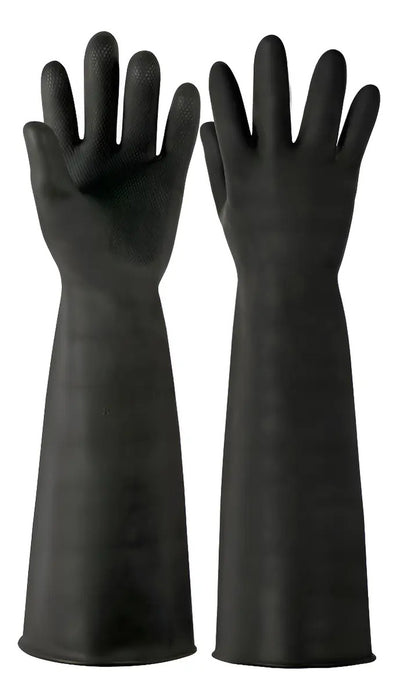 Guantes Latex Limpieza Extralargo Ind. Grande Negro