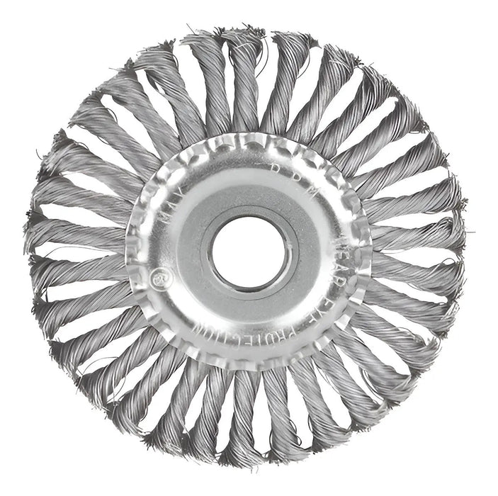 Cepillo Grata Circular Trenzado 150mm Ingco
