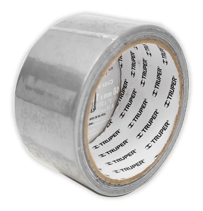Cinta Truper Para Ductos 10 Metros 0.19 Mm Alta Resistencia Térmica Hasta 60 Grados Perfecta Para Se