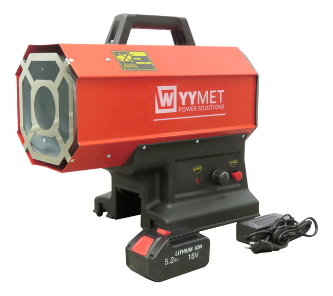 Turbocalefactor a Gas 20kw 18v 5,2 Ah