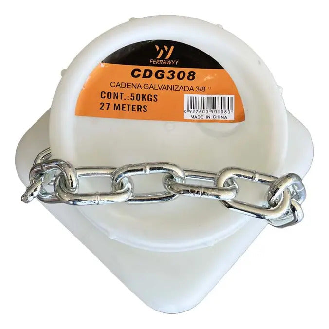 Cadena Galvanizada 3/8'' 27mts