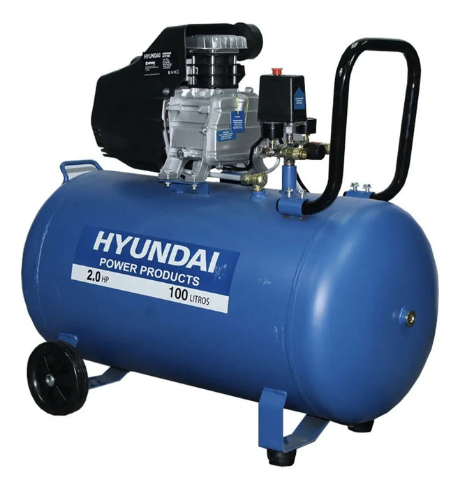 Compresor Hyundai Monofásico 2hp 100l 115psi Directo