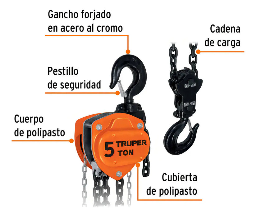 Polipasto de 5 Ton