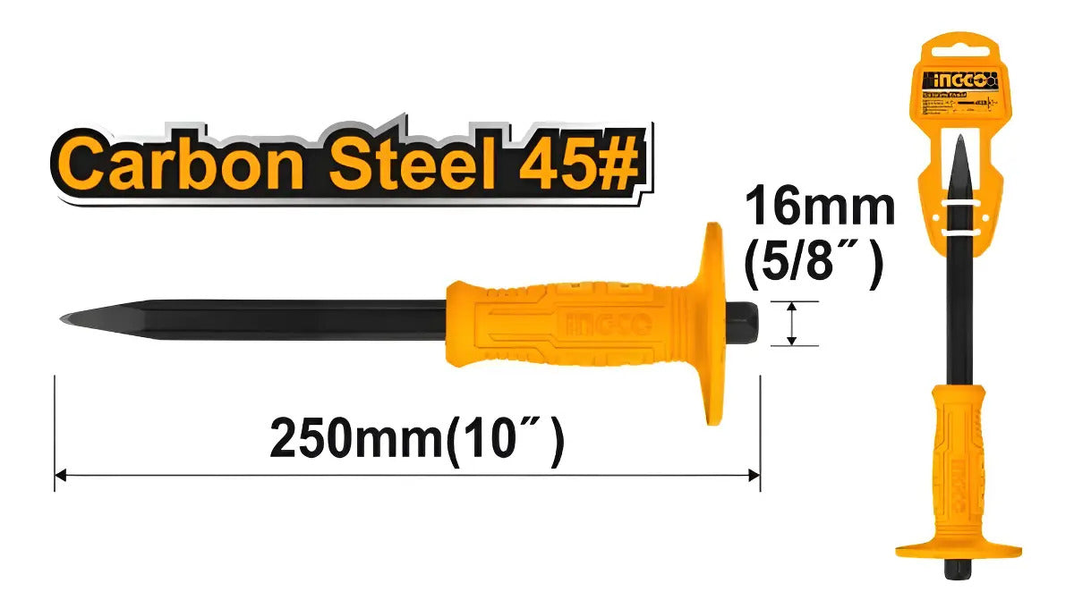 Punto con Grip 16 x 250 mm Ingco