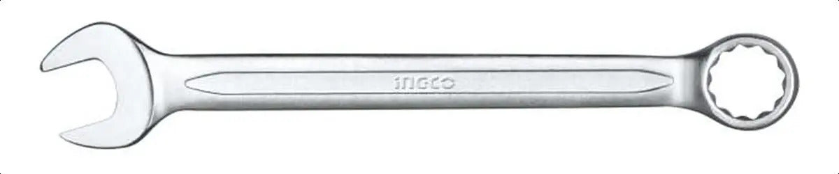 Llave de Extremo Combinada Ingco de Acero Inoxidable de 0.6 Mm Cromado