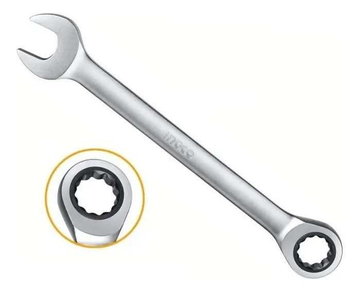 Llave Punta Corona con Chicharra 13 Mm Ingco