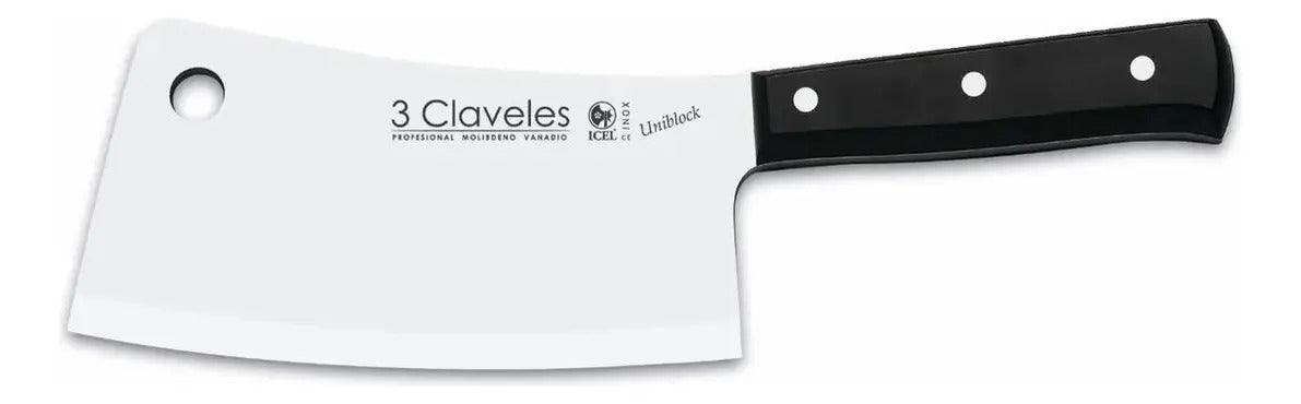 Cuchilla Hachuela 20cm Uniblock 3 Claveles
