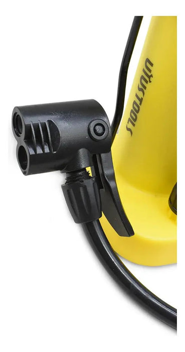 Inflador de Pie 100psi Uyustools BOP100U Color Amarillo