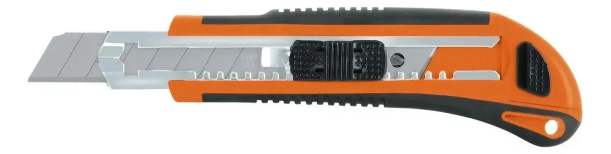 Cuchillo Cartonero Truper Trabajo Pesado con 6 Hojas Cut-6x Negro