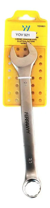 Llave Combinada 21mm Cr-v Satin Ferrawyy